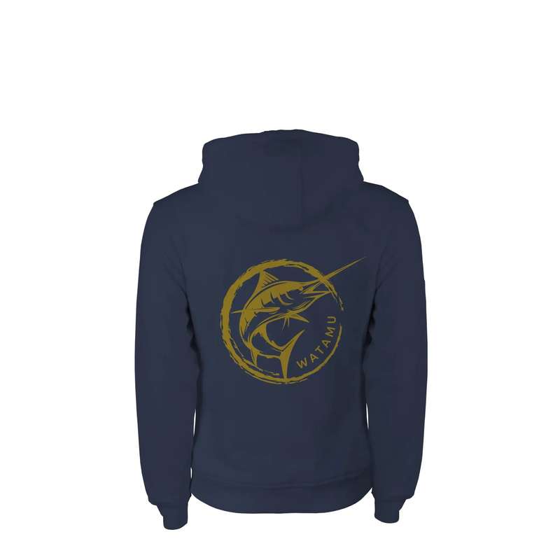 Watamu Marlin Unbrushed Navy Hoody