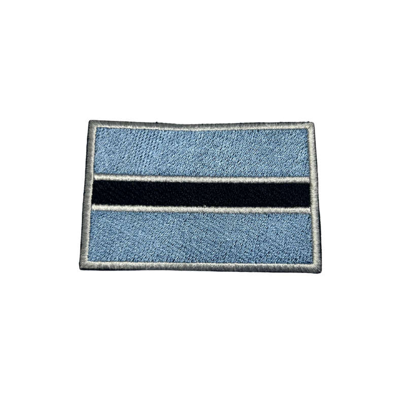 Motorcycle Waistcoat Patch - Botswana Flag