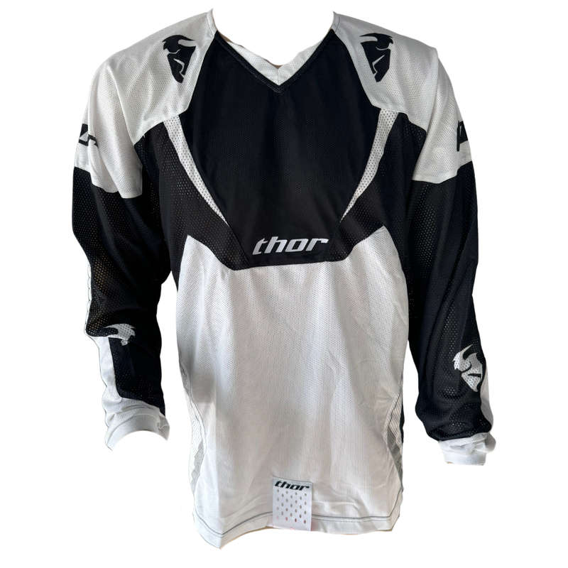 Thor AC Vented Black/White Jersey