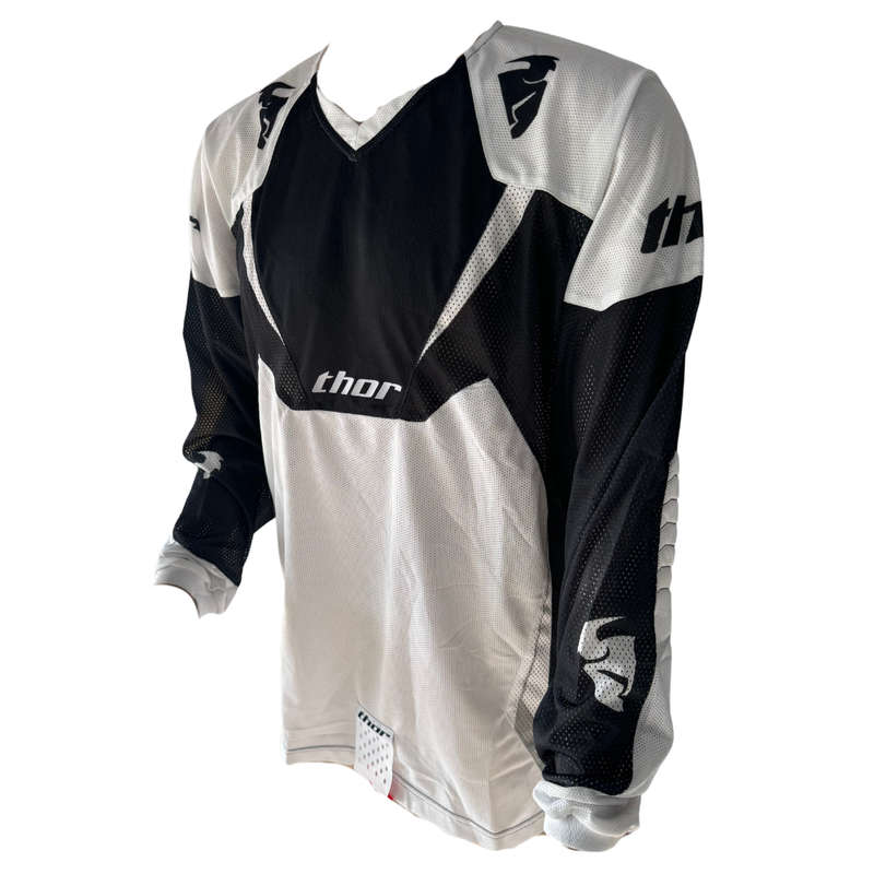 Thor AC Vented Black/White Jersey