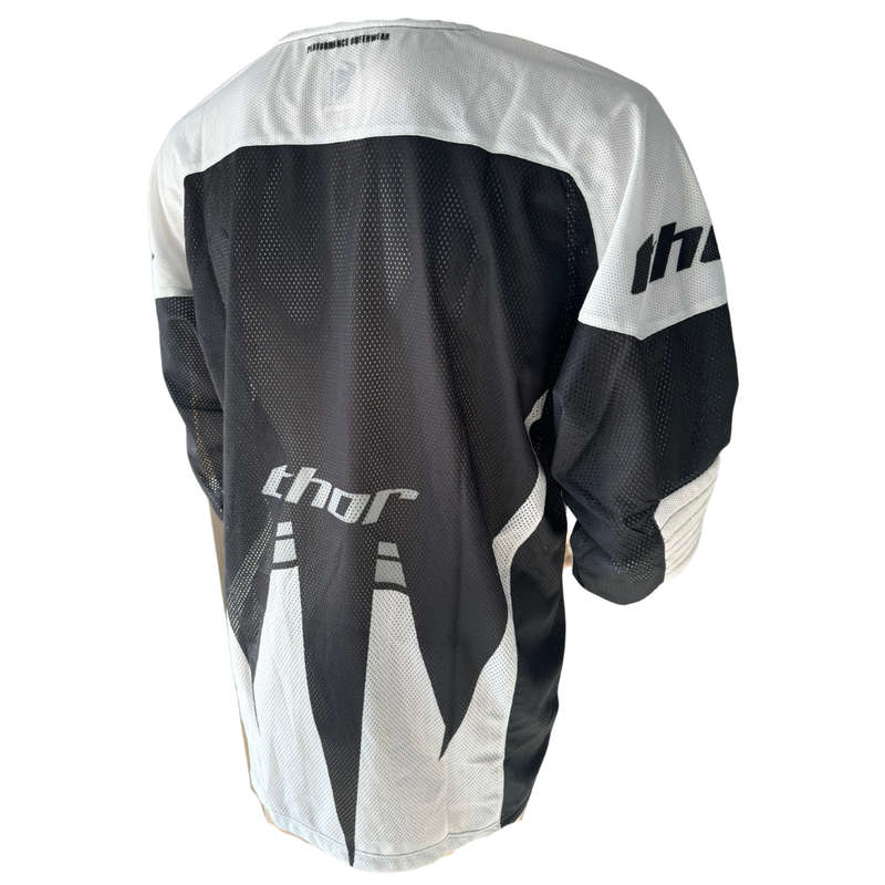 Thor AC Vented Black/White Jersey