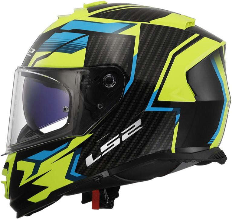 LS2 FF800 Storm II Track Black/Yellow Helmet