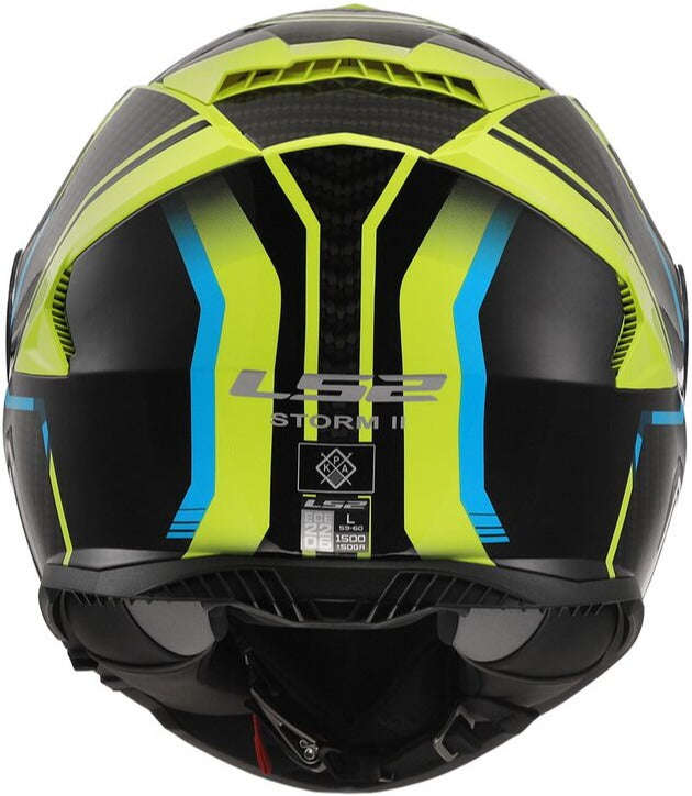 LS2 FF800 Storm II Track Black/Yellow Helmet