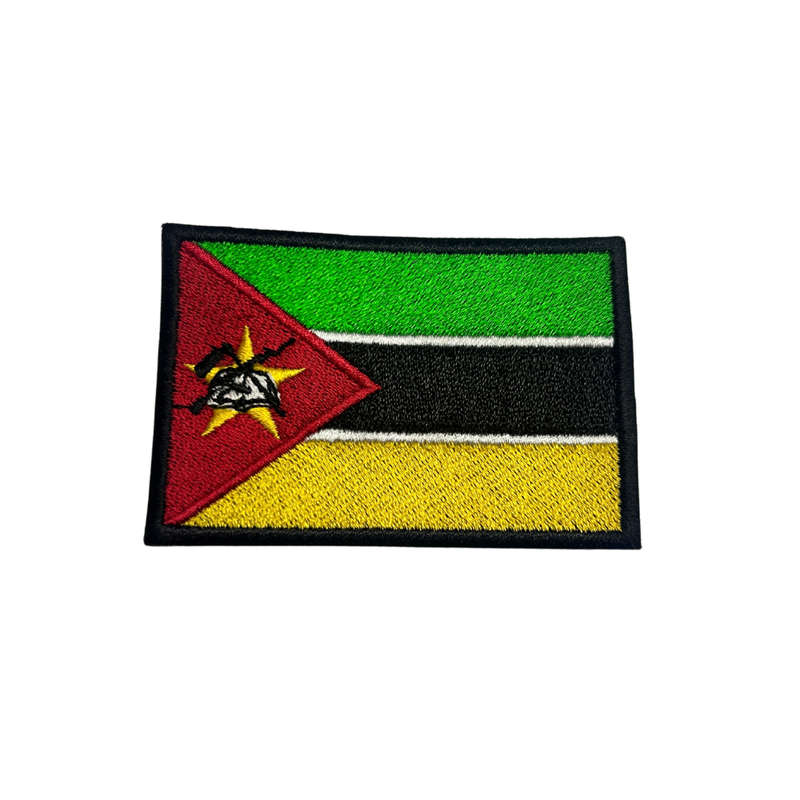 Motorcycle Waistcoat Patch - Mozambique Flag