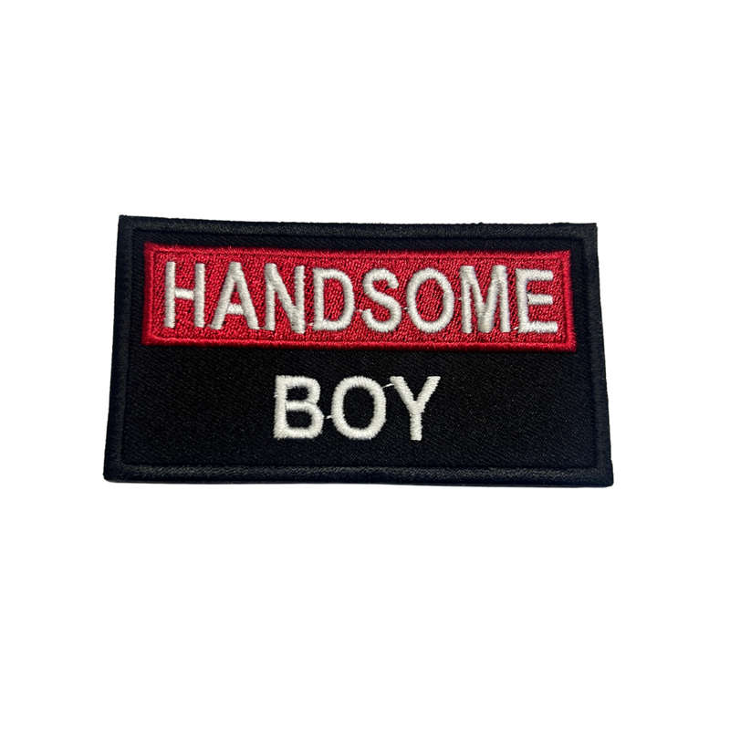 Motorcycle Waistcoat Patch - Handsome Boy