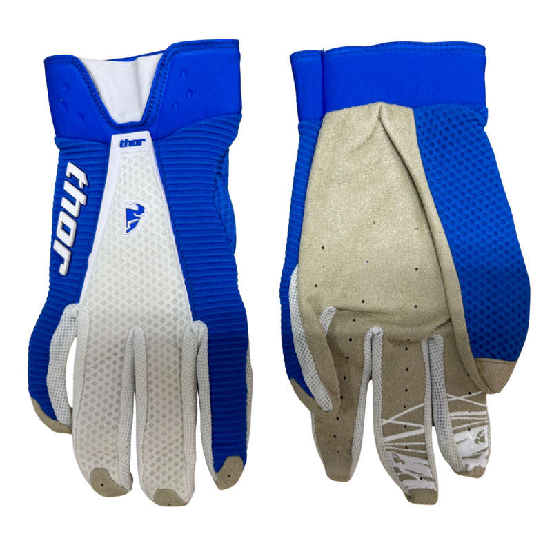 Thor AC Vented Blue/White Gloves