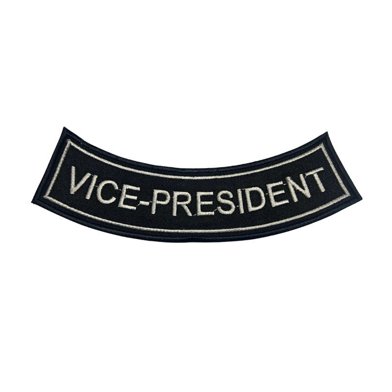 Motorcycle Waistcoat Patch - Vice President