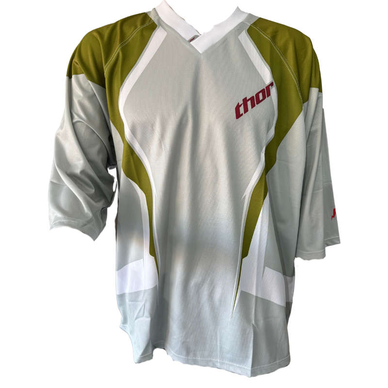 Thor Static Silver/Olive Jersey