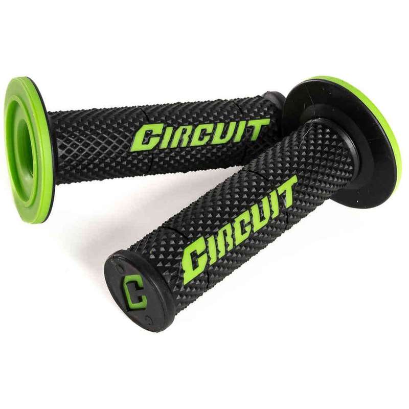 Circuit Equipment Circuit V Black/Green Racing Grips