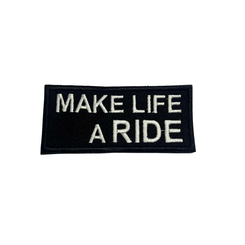 Motorcycle Waistcoat Patch - Make Life A Ride