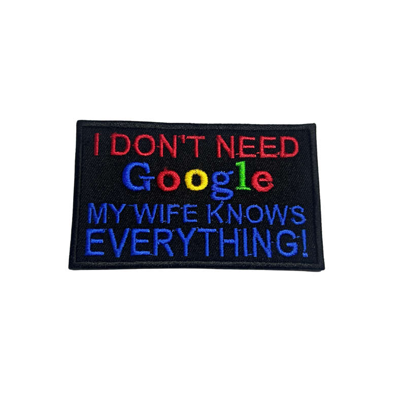 Motorcycle Waistcoat Patch - I Don't Need Google