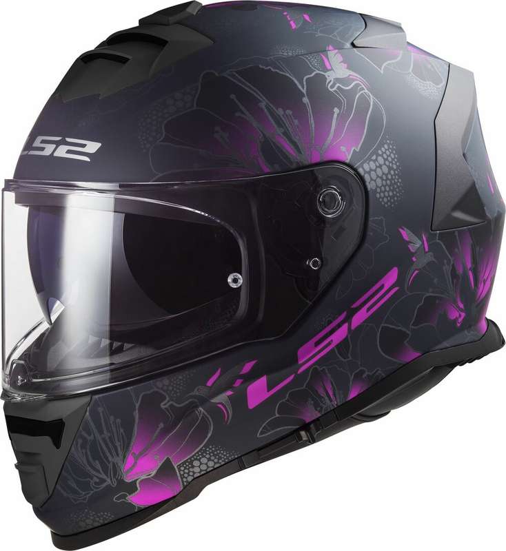 LS2 FF800 Storm II Burst Black/Pink Helmet