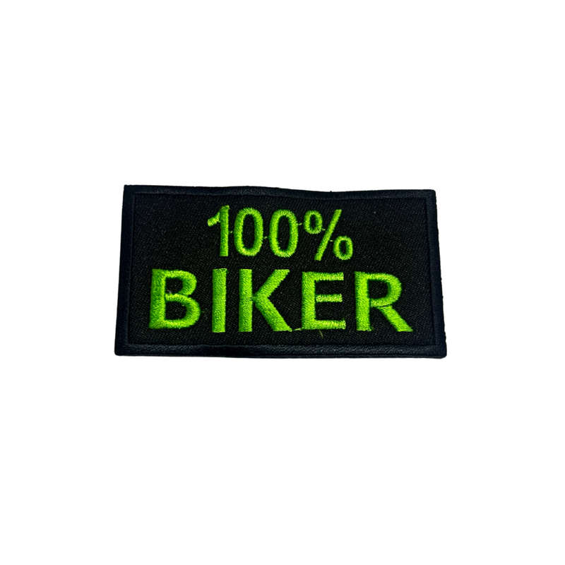 Motorcycle Waistcoat Patch - 100% Biker