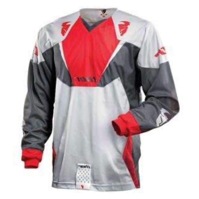 Thor AC Vented Red/Charcoal Jersey