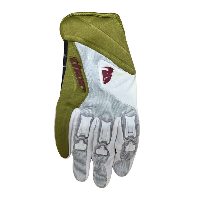 Thor Static Silver/Olive Gloves