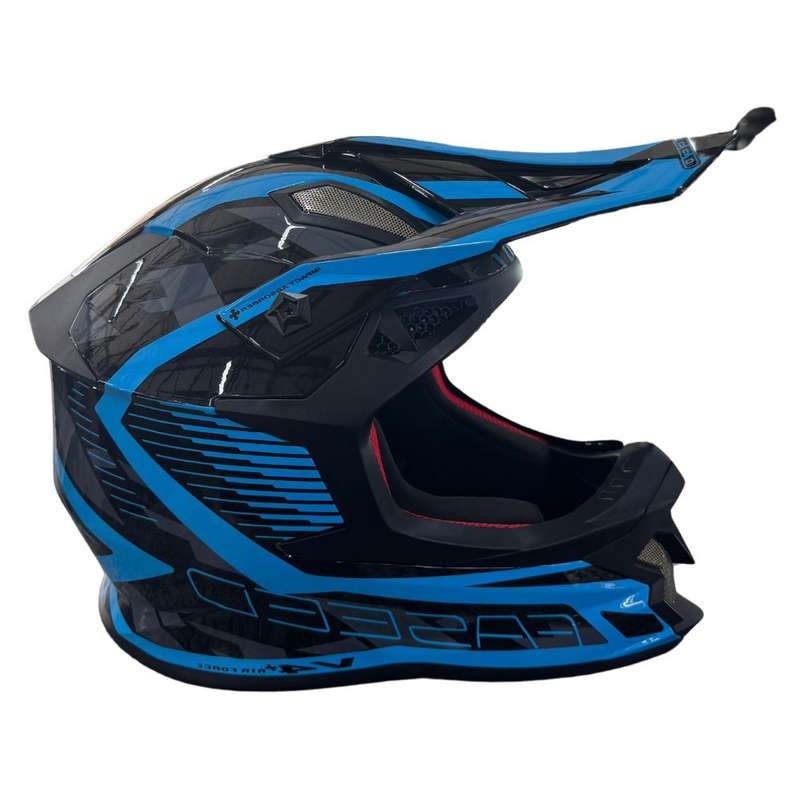 Faseed FS 609 Black/Blue MX Helmet
