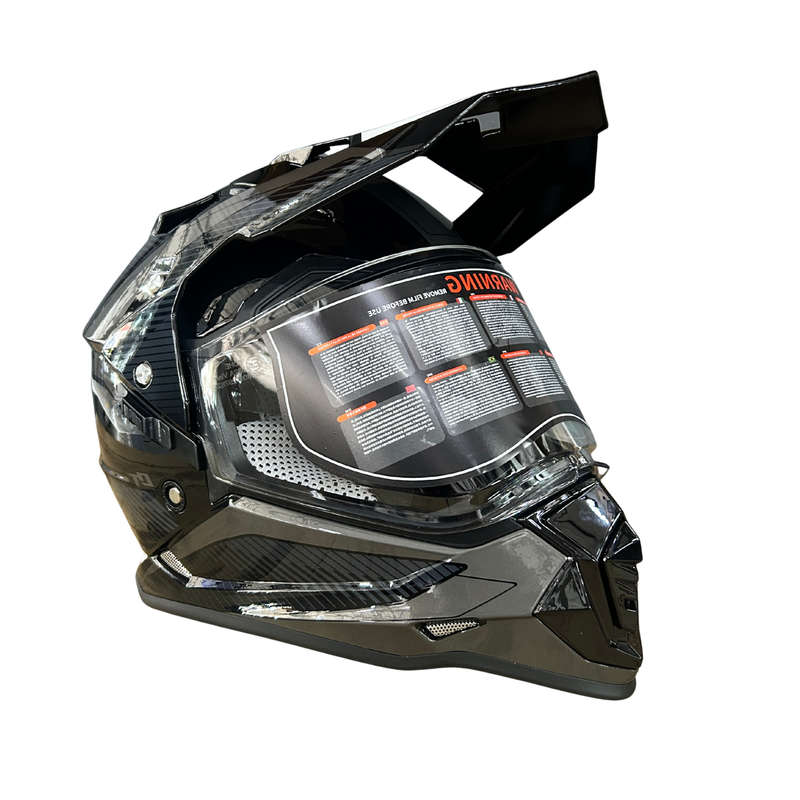 YOHE 632A Black/Grey Adventure Helmet