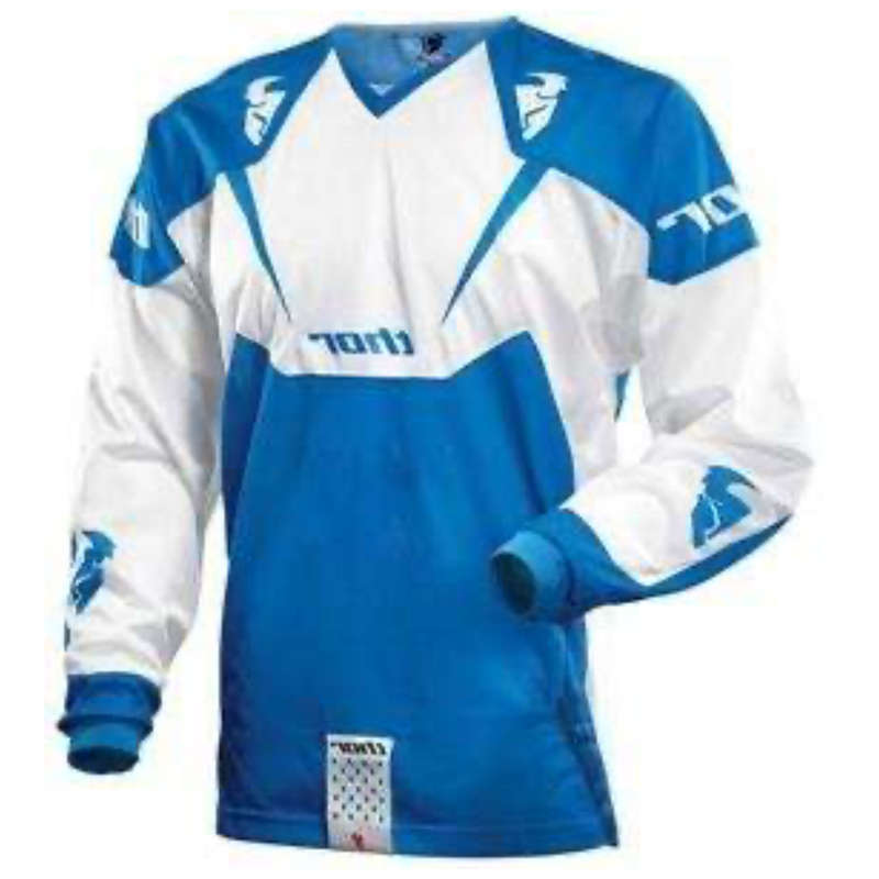 Thor AC Vented Blue/White Jersey