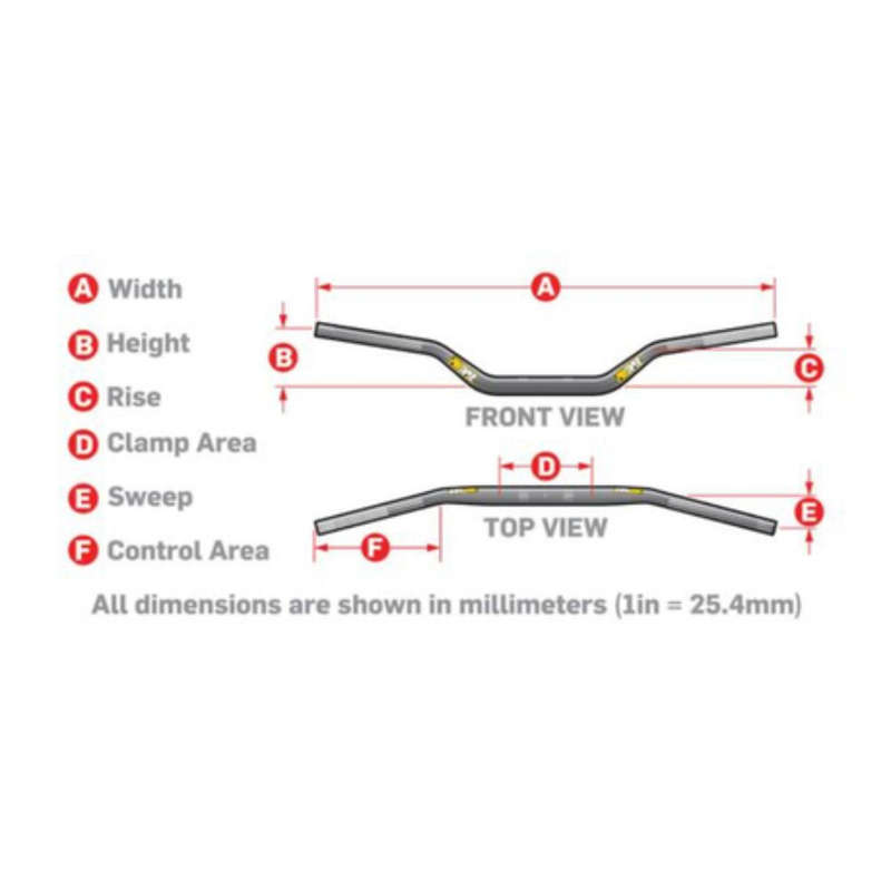 ProTaper Contour Carmichael Alloy Handlebars