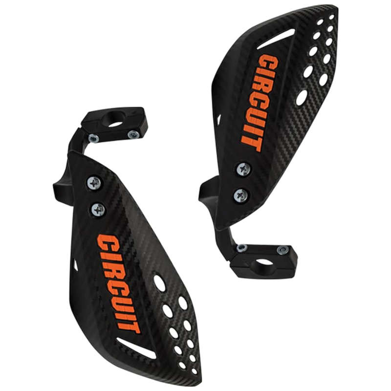 Circuit Equipment Carbon/Orange Handguards