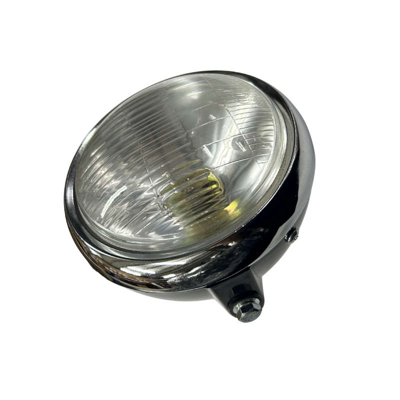 Aftermarket CGL Black Plastic HeadLight