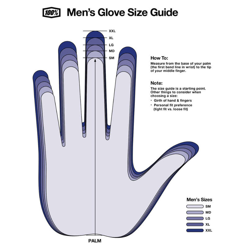 100% Itrack Rewind Black Gloves