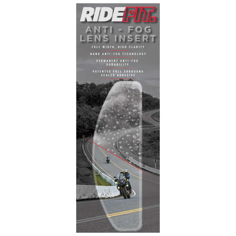 Ridefit Universal Anti Fog Super Clear Visor Insert
