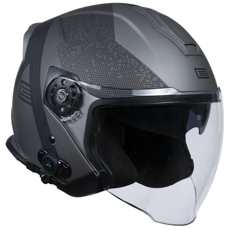 Origine Palio 2.0 Hyper Bluetooth Black/Titanium Jet Helmet