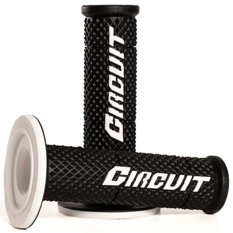 Circuit Equipment Circuit V Black/White Racing Grips