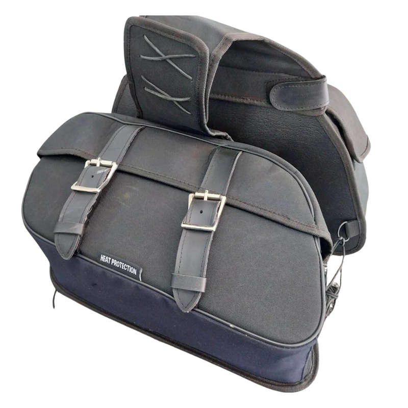 MCA Motorcycle Black 9221 Saddle Bags