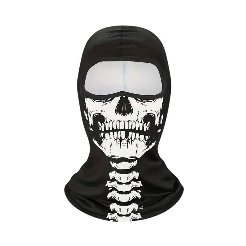 MCA Balaclava White Ghost Skull Face Mask