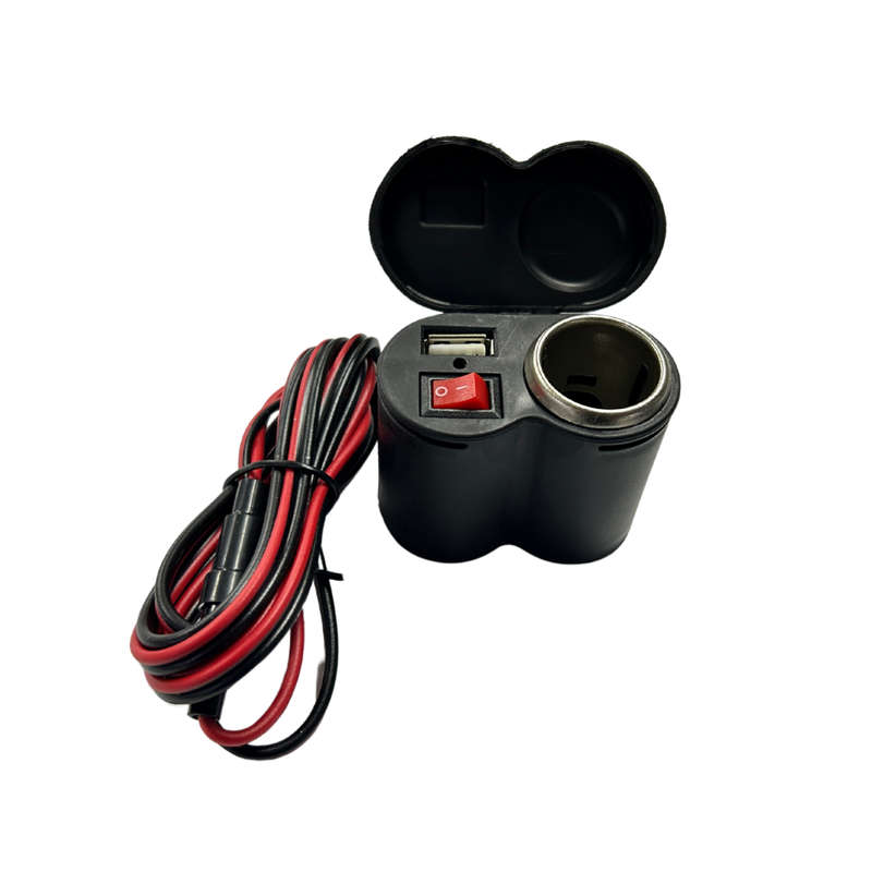 Aftermarket USB Charger and Cigarette Lighter Port