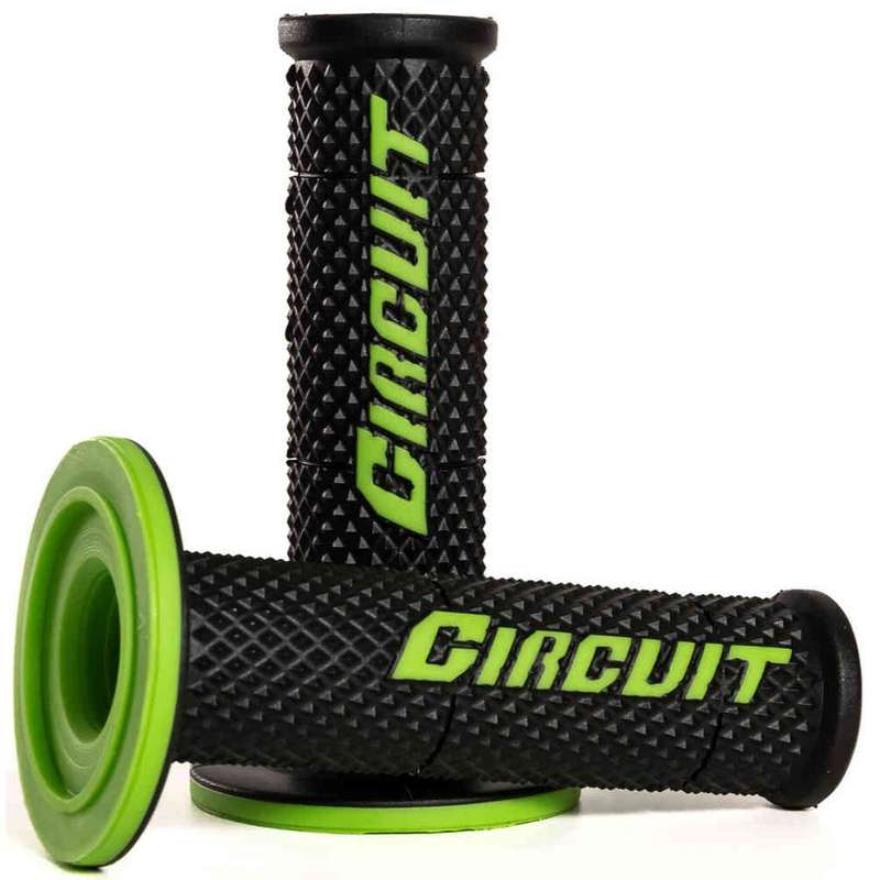 Circuit Equipment Circuit V Black/Green Racing Grips