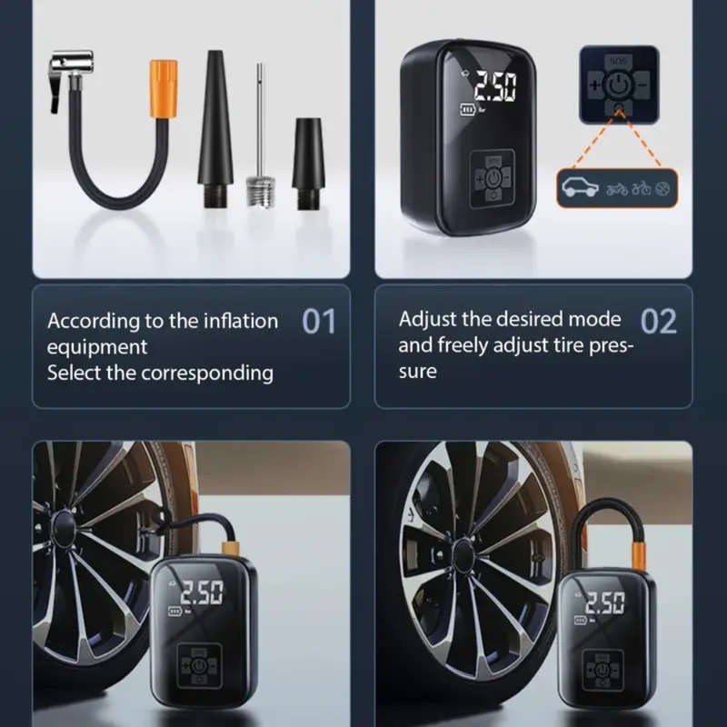 MCA Universal Rechargeable Air Pump/Compressor