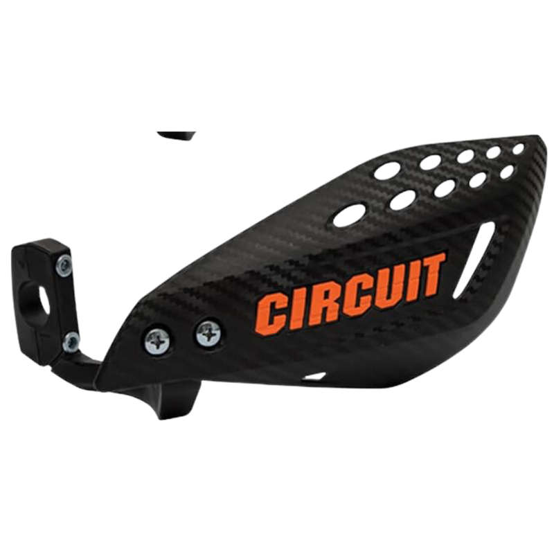 Circuit Equipment Carbon/Orange Handguards
