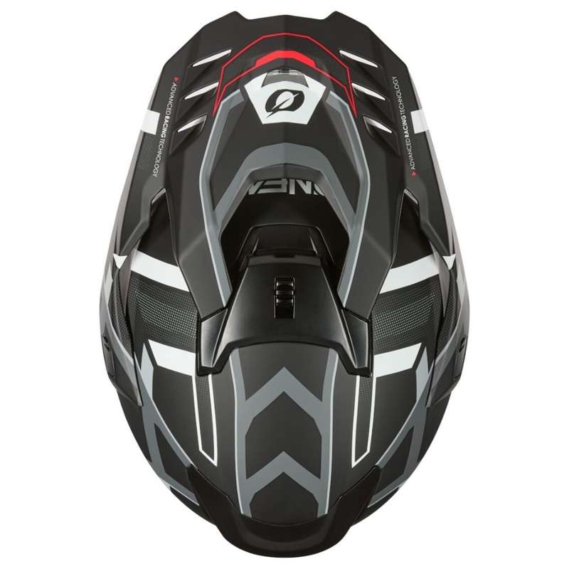 O'Neal D-SRS Square V.22 Black/Red/Grey Helmet