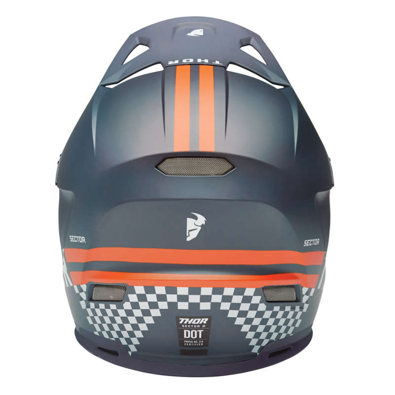 Thor Sector 2 Combat Midnight/Orange Helmet