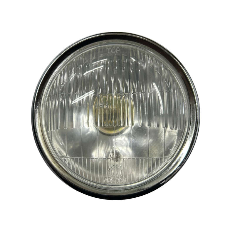 Aftermarket CGL Black Plastic HeadLight