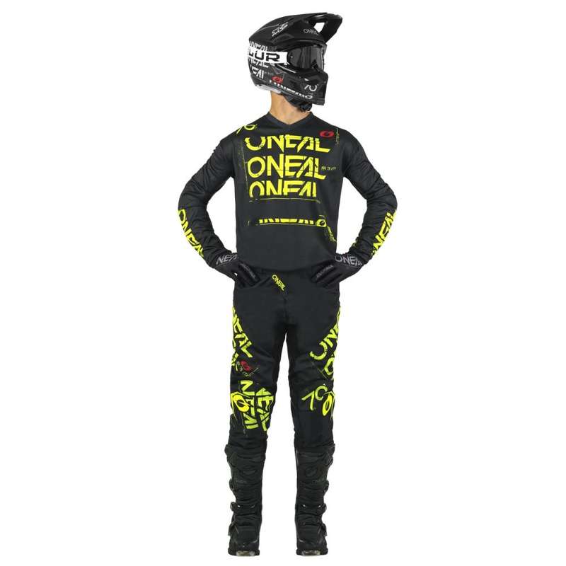 O'Neal Element Static V.25 Black/Yellow Jersey