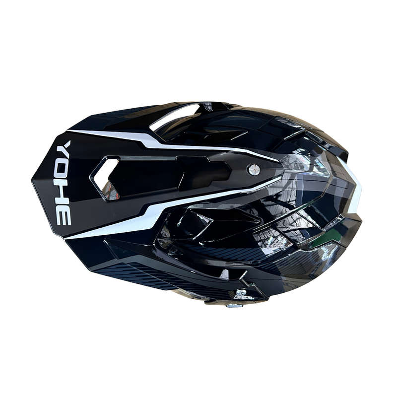 YOHE 632A Black/Grey Adventure Helmet