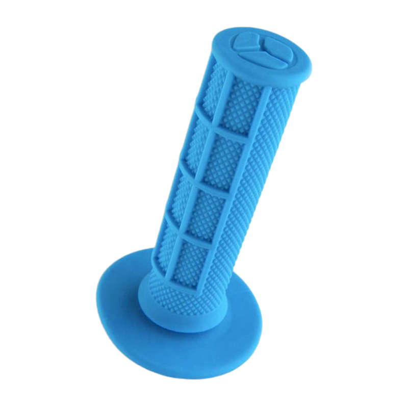 Tag Metals Half Waffle Slim Cyan Grips
