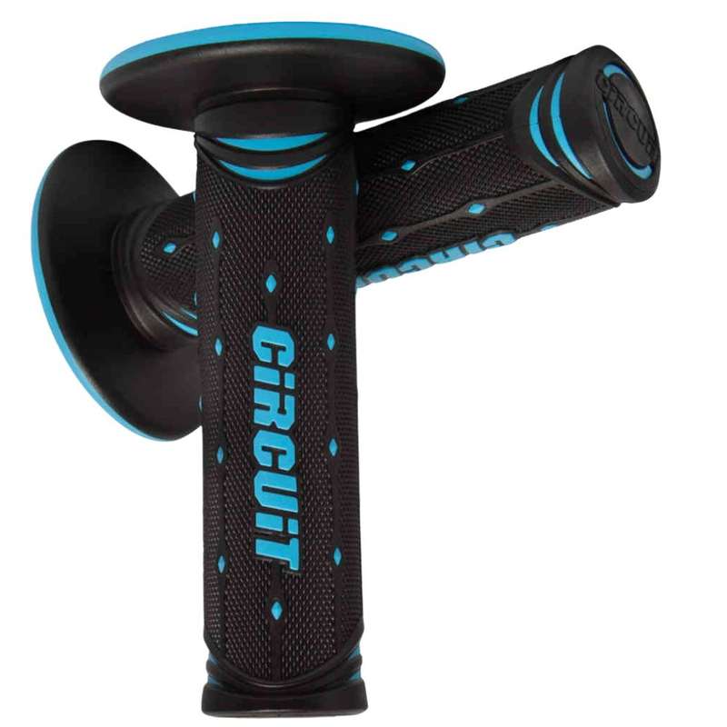 Circuit Equipment Jupiter Black/Fluo Blue Racing Grips