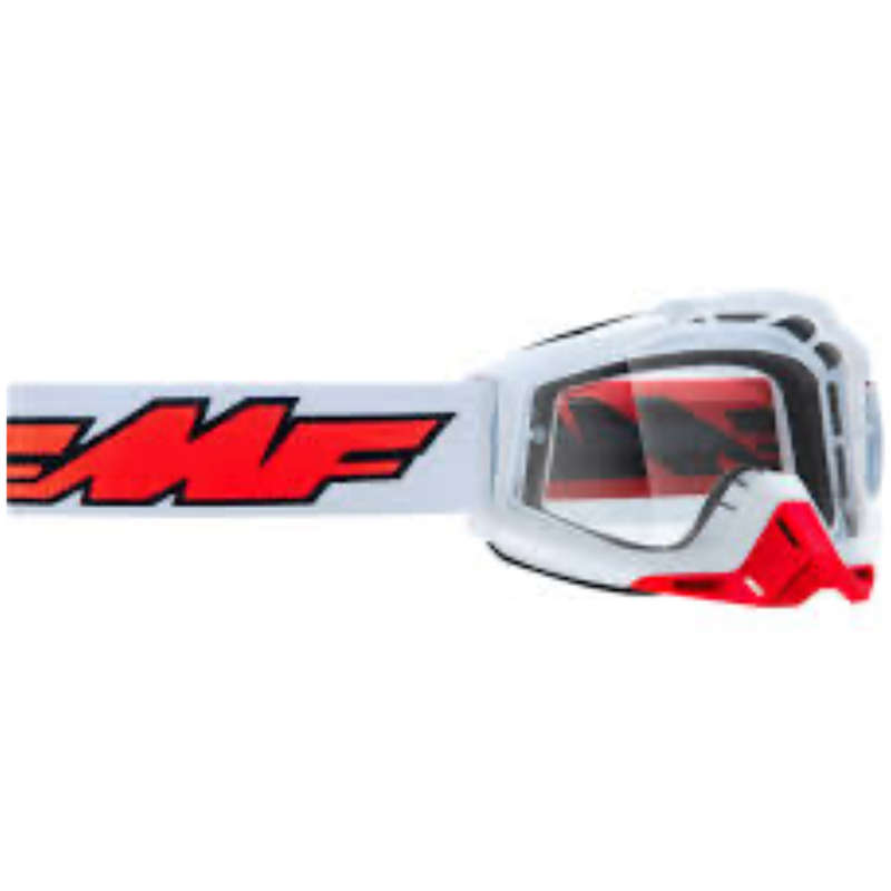 FMF PowerBomb Rocket White Goggle