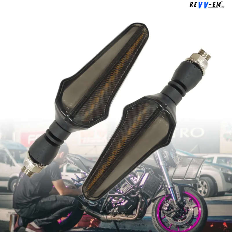 REVV-EM® Motorcycle Amber LED Indicators