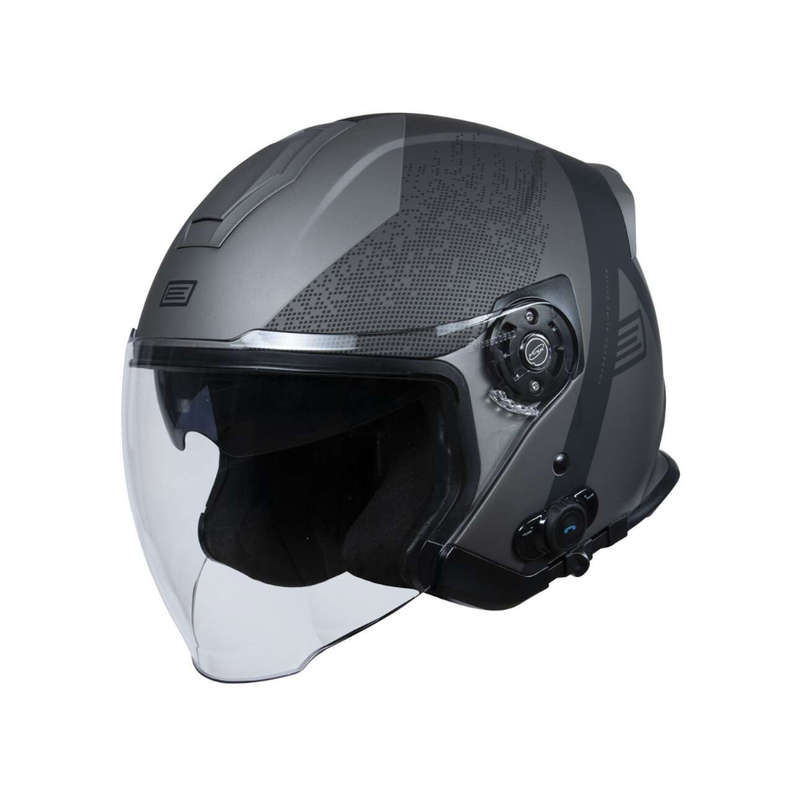 Origine Palio 2.0 Hyper Bluetooth Black/Titanium Jet Helmet