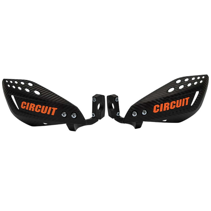 Circuit Equipment Carbon/Orange Handguards