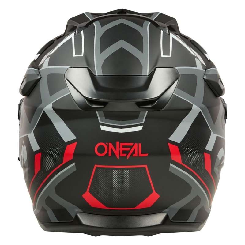 O'Neal D-SRS Square V.22 Black/Red/Grey Helmet