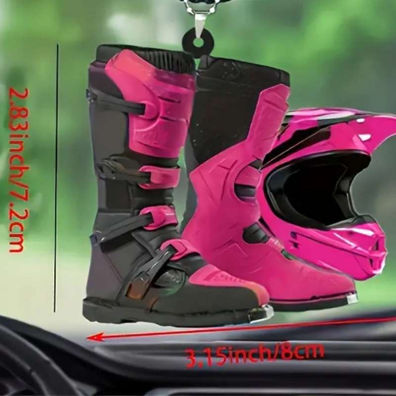 MCA MX Helmet And Boots Acrylic Chain