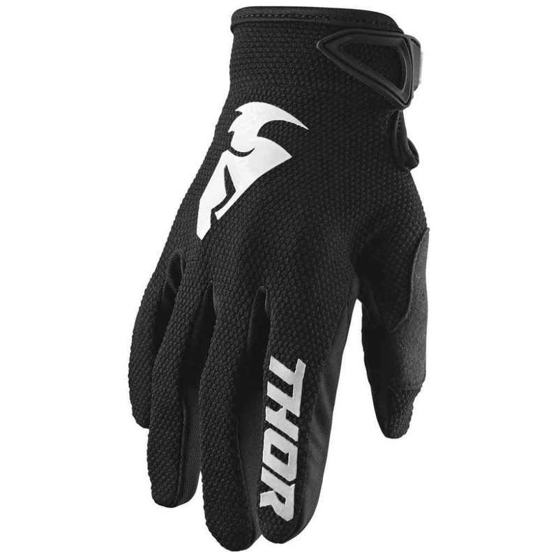 Thor Sector Black Gloves