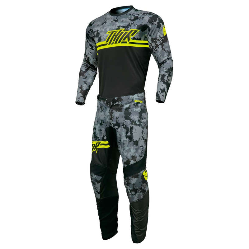 Thor Sector Digi Black/Camo Pants